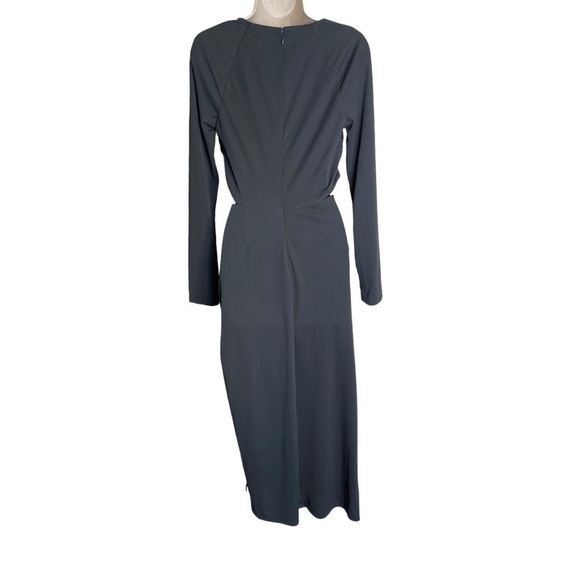 NWT Nicholas Alexa Midi Dress in Charcoal size 6 cutout contemporary - Picture 3 of 7